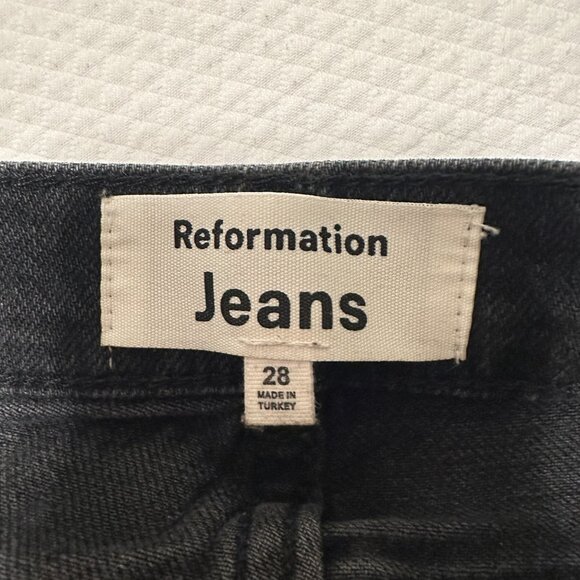 Reformation Black bootcut jeans, size 28 - Picture 6 of 7